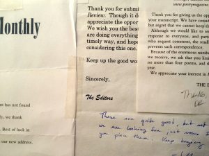 Literary Magazine Rejection Letters